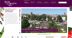 Desktop Screenshot of leamingtonfoodfestival.co.uk